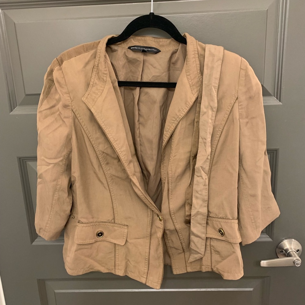 White House Black Market | Utility Jacket, Size 12P